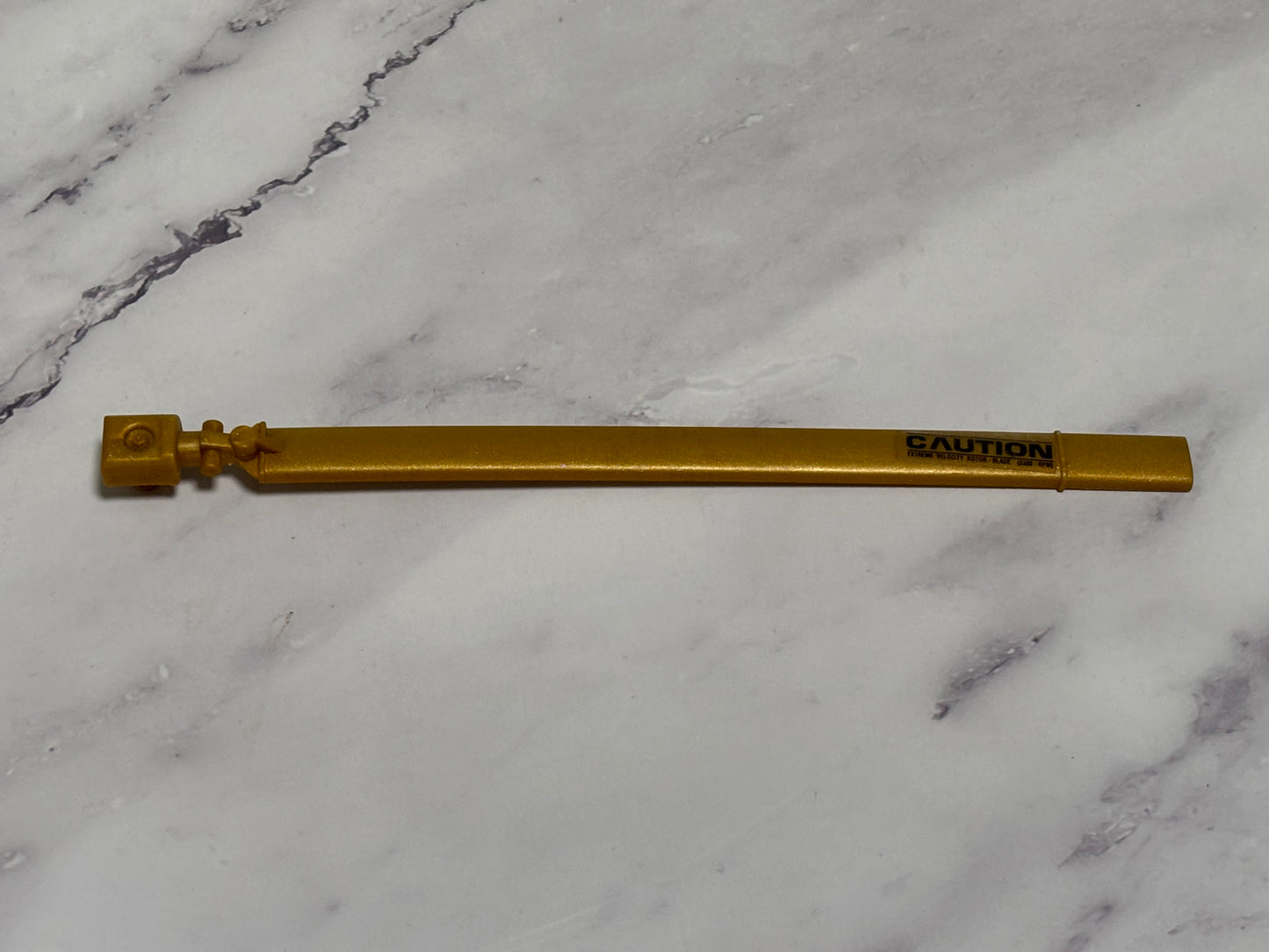 Vtg GI Joe Destro Dominator Rotor Blade propeller 1990 Iron Grenadier Gold Part