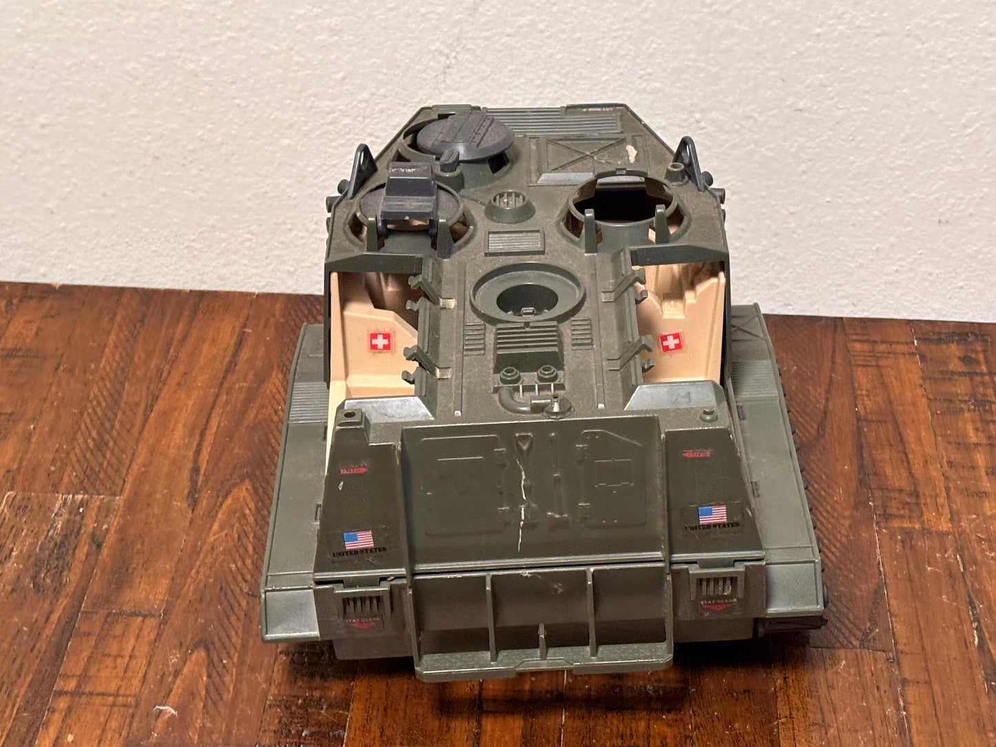 1988 GI Joe Warthog Tank SGT Slaughter Figure Vintage ARAH Infantry Vehicle