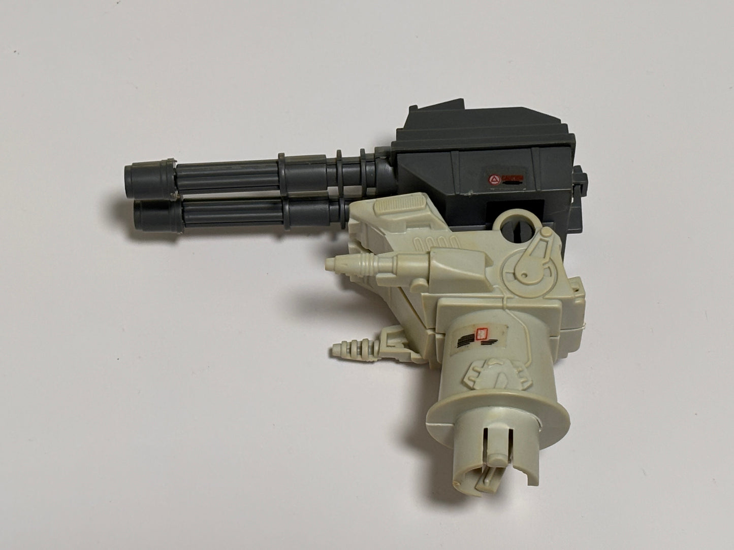 G.I. JOE 1985 Tactical Battle Platform Cannon Gun With Both Gun Caps ARAH