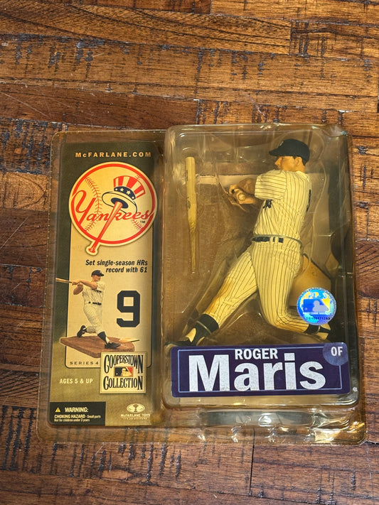 McFarlane MLB Cooperstown Collection Series 4 Baseball Roger Maris New York Yankees NYY 2007 Action Figure New