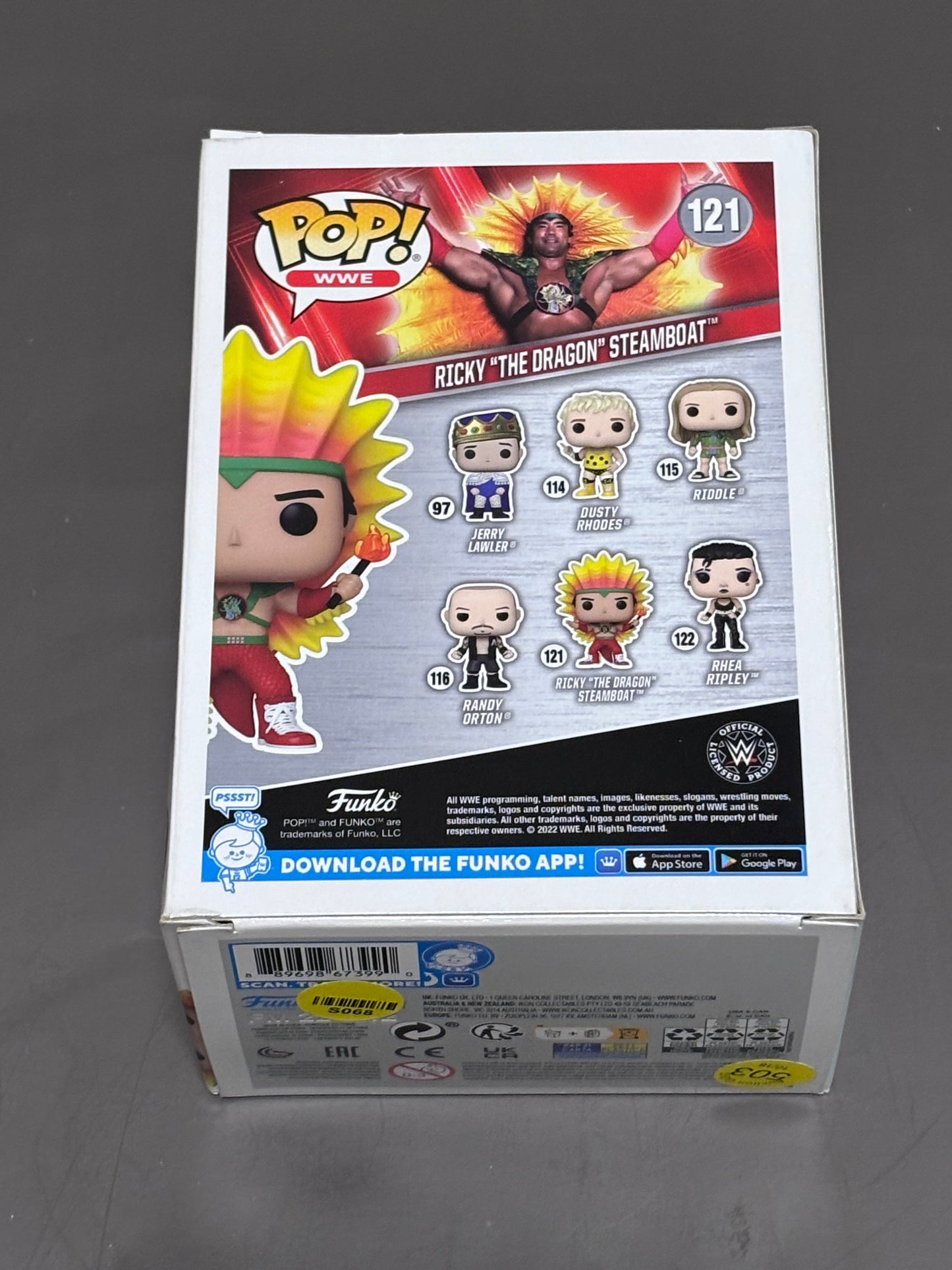 Funko POP WWE Ricky "The Dragon" Steamboat #121 Wrestling Vinyl Figure