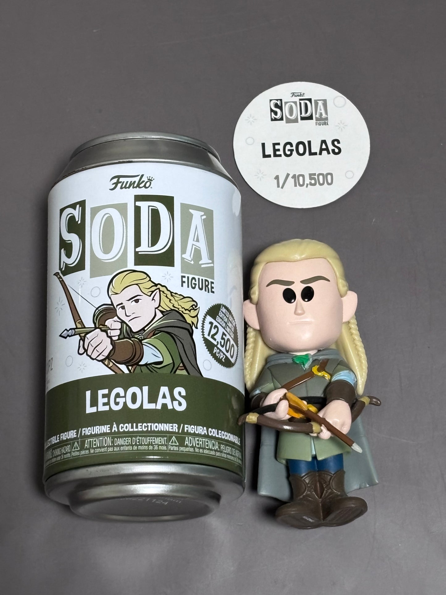 Funko Soda Legolas Vinyl Figure The Lord of the Rings 1/10500 Collectible