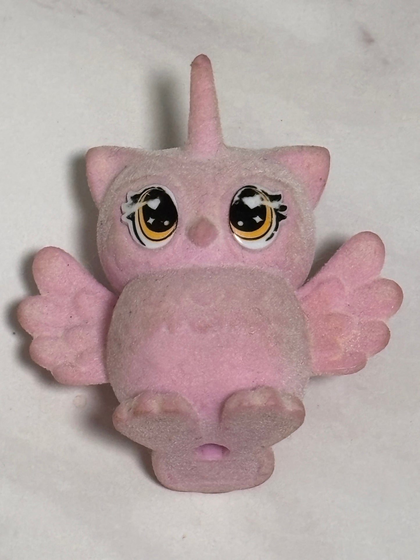 Crayola Scribble Scrubbie Peculiar Pets Flocked Mini Owl Luna Figure Washable