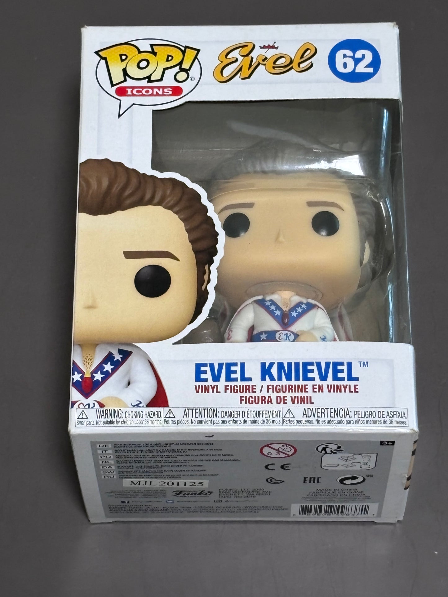 Funko Pop! Icons Evel Knievel #62 Collectible Vinyl Figure