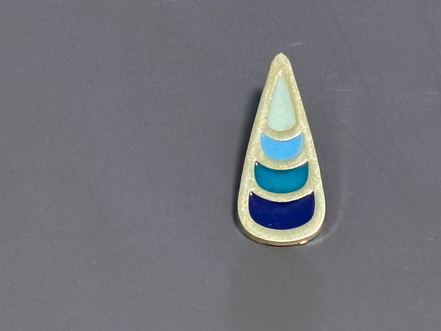 Pokemon Trainer Wave Badge Humilau City Gym Unova Region Enamel Pin