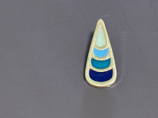 Pokemon Trainer Wave Badge Humilau City Gym Unova Region Enamel Pin