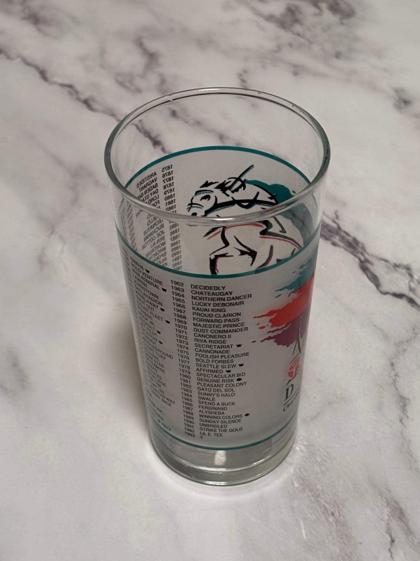 1993 Kentucky Derby Official 119th Churchill Downs Vintage Julep Glass Louisville
