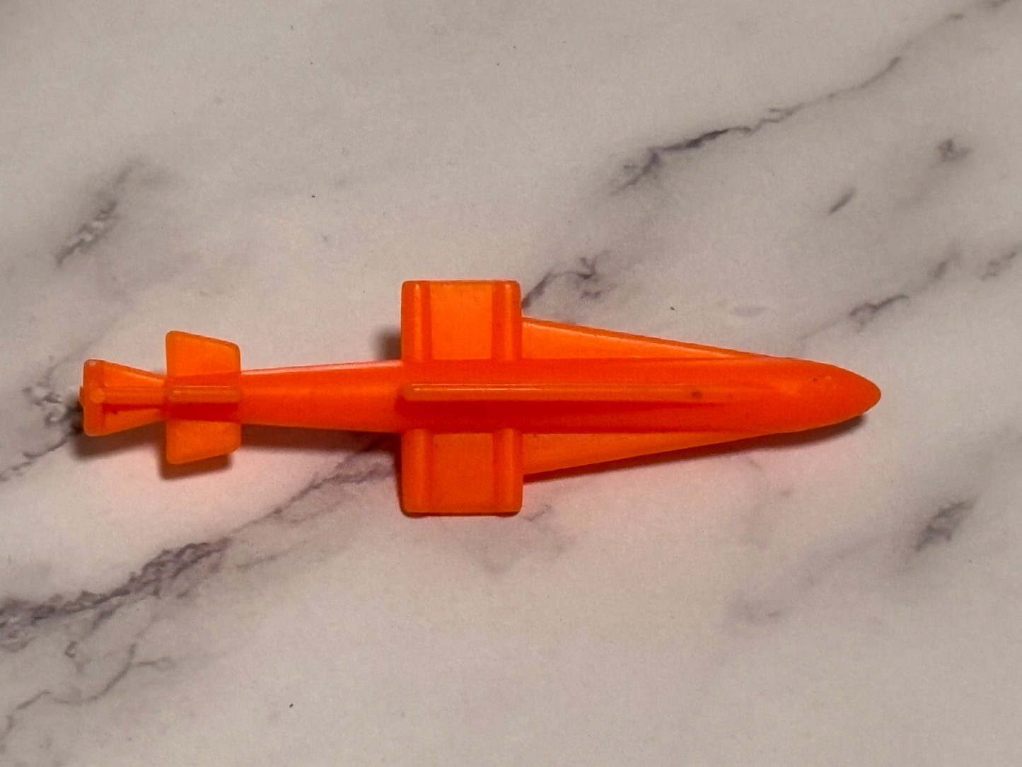 GI Joe HAVOC Vehicle Missile Rocket Part Orange ARAH 1986 Hasbro Vintage