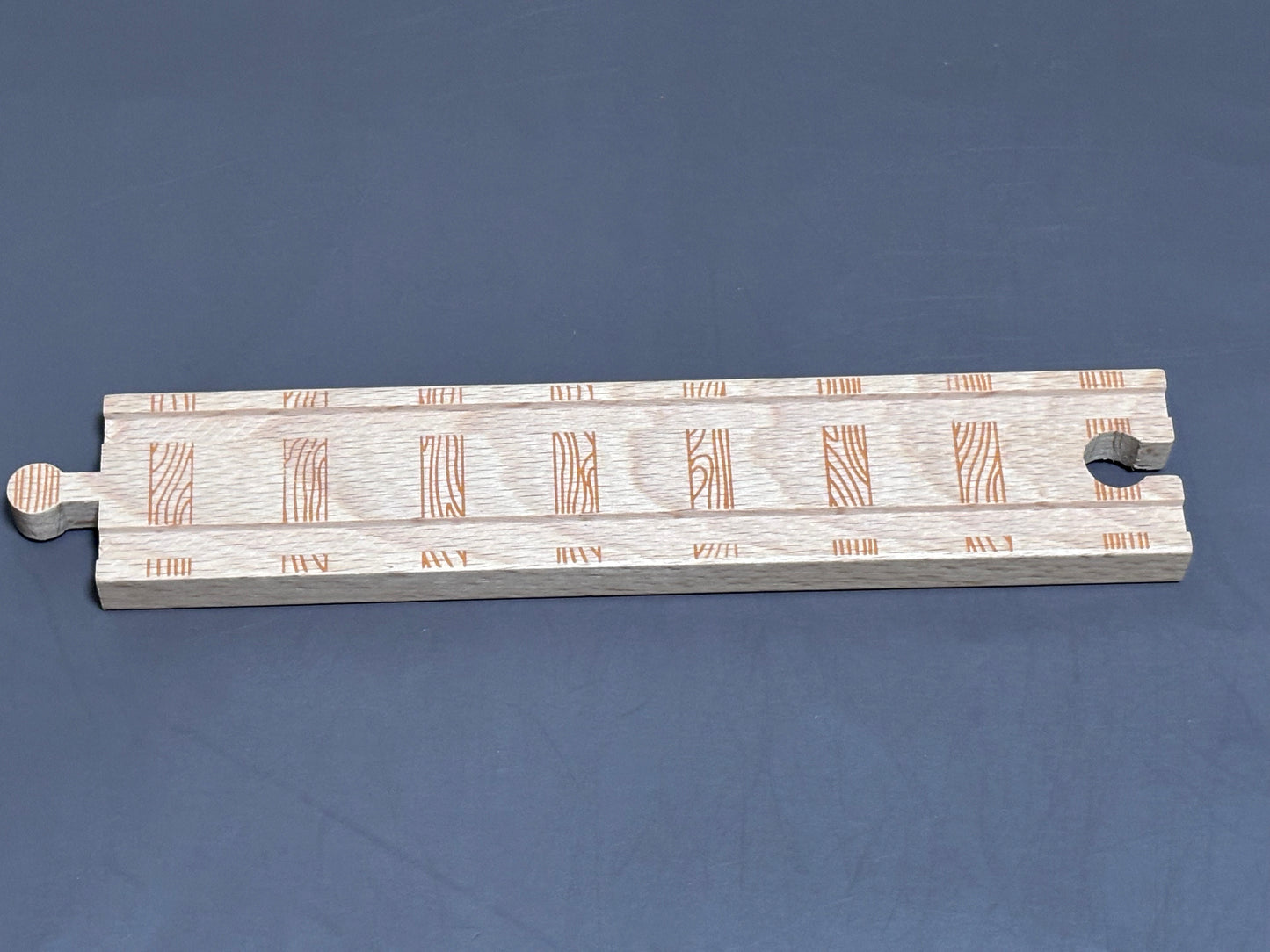 Straight Thomas & Friends Wooden Railway Train Track or Road Double Sided