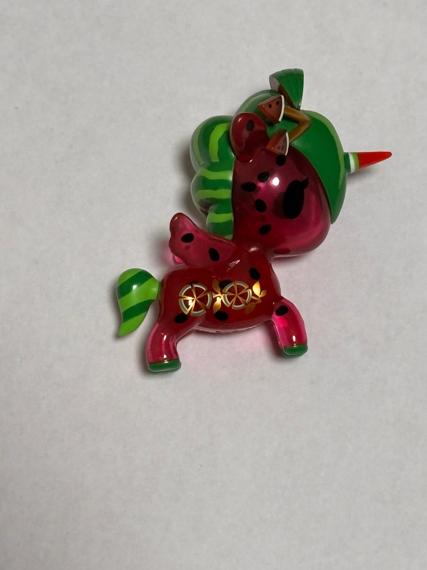 Tokidoki Capsule Cuties Unicorno Unicorn Sweet Fruits Series Watermelon Watermellie Miniature Mini Vinyl Figure 3” Anime