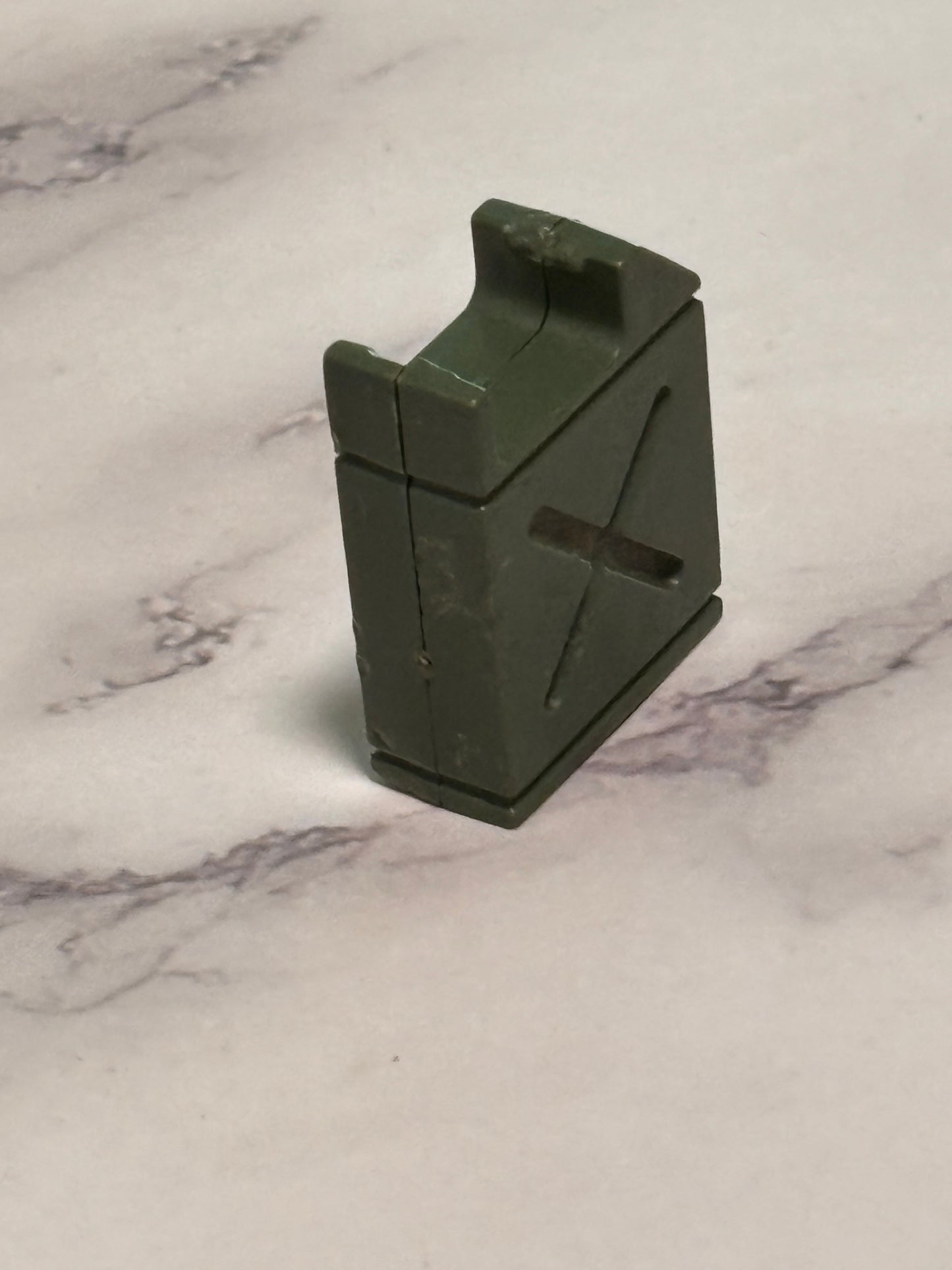 1984 Gi Joe Mortar Defense Unit Gas Jerry Can Original Accessory Green