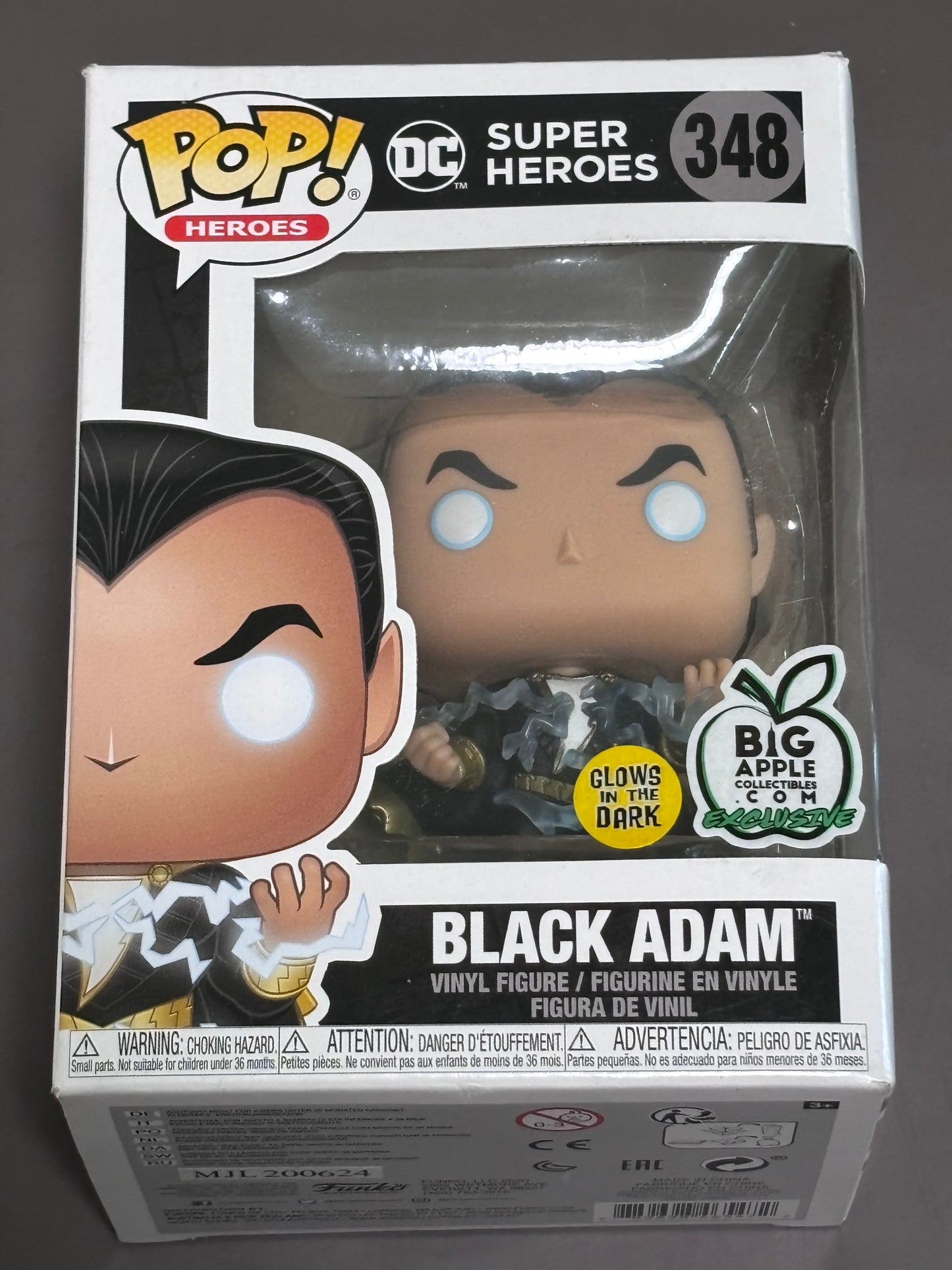 Funko Pop! DC Super Heroes - Black Adam #3348 Big Apple Exclusive