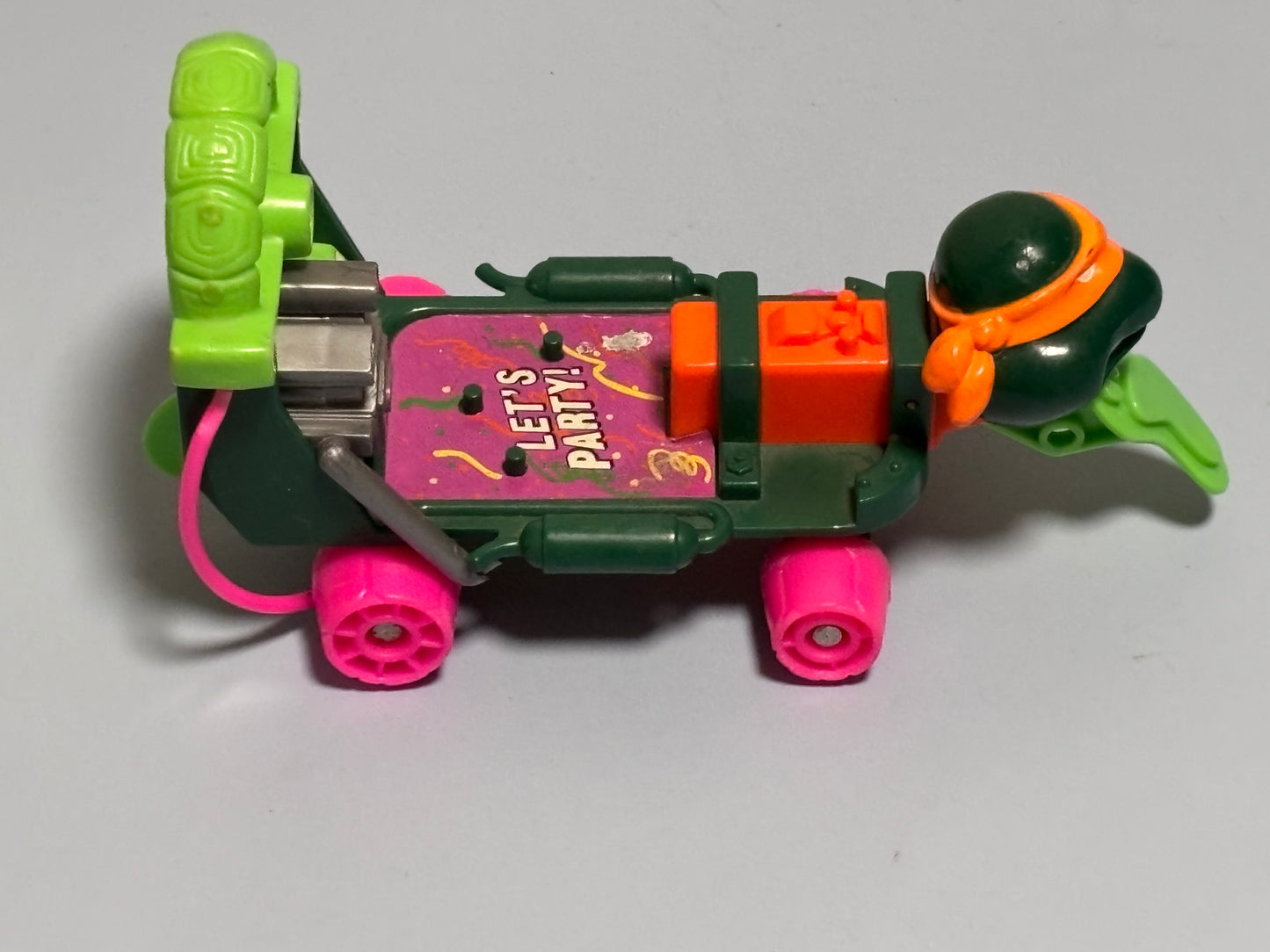 Vintage 1991 TMNT Cheapskate II Skateboard Vehicle Playmates Toys Ninja Turtles