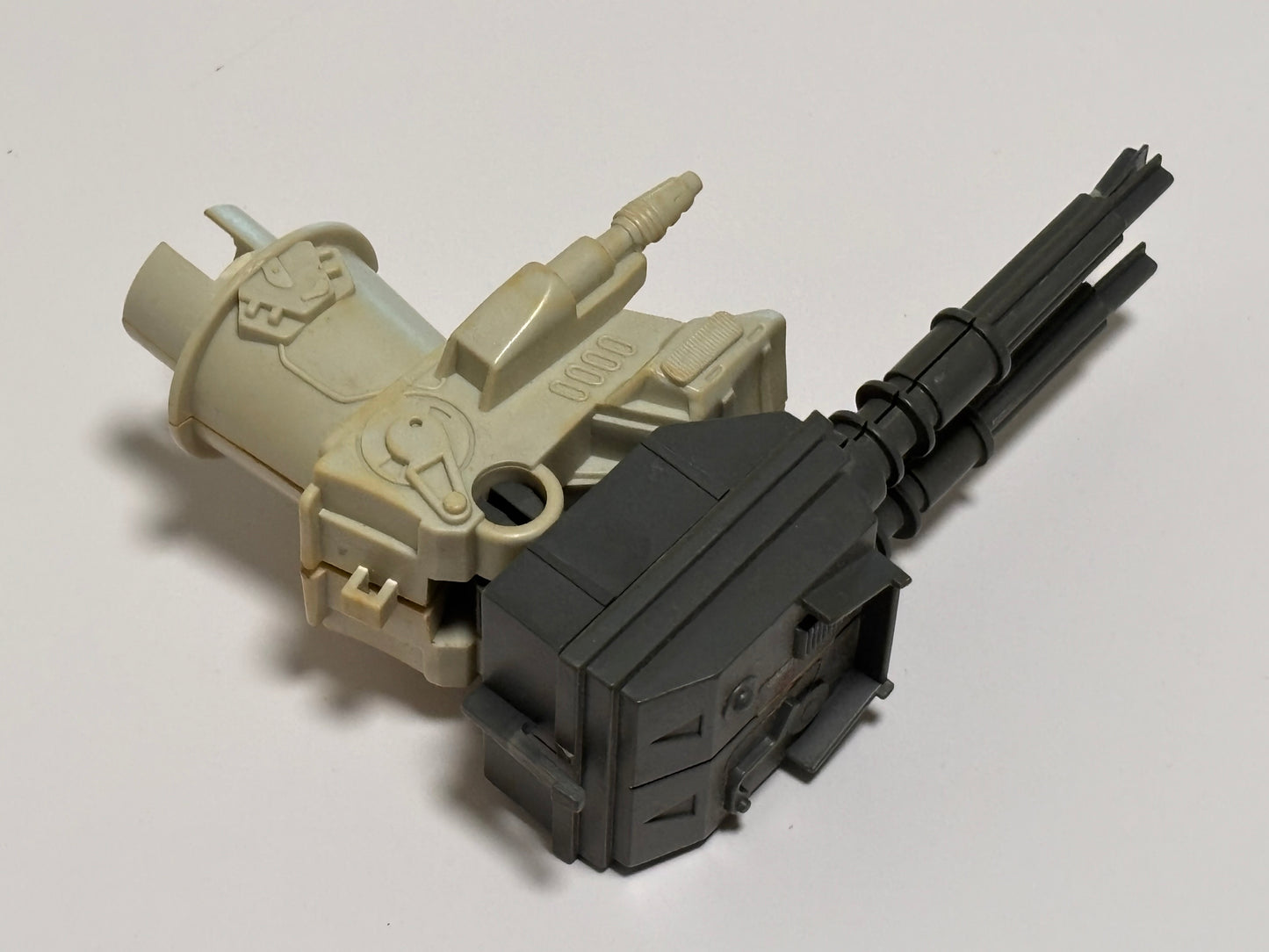 G.I. JOE 1985 Tactical Battle Platform Cannon Gun With Both Gun Caps ARAH