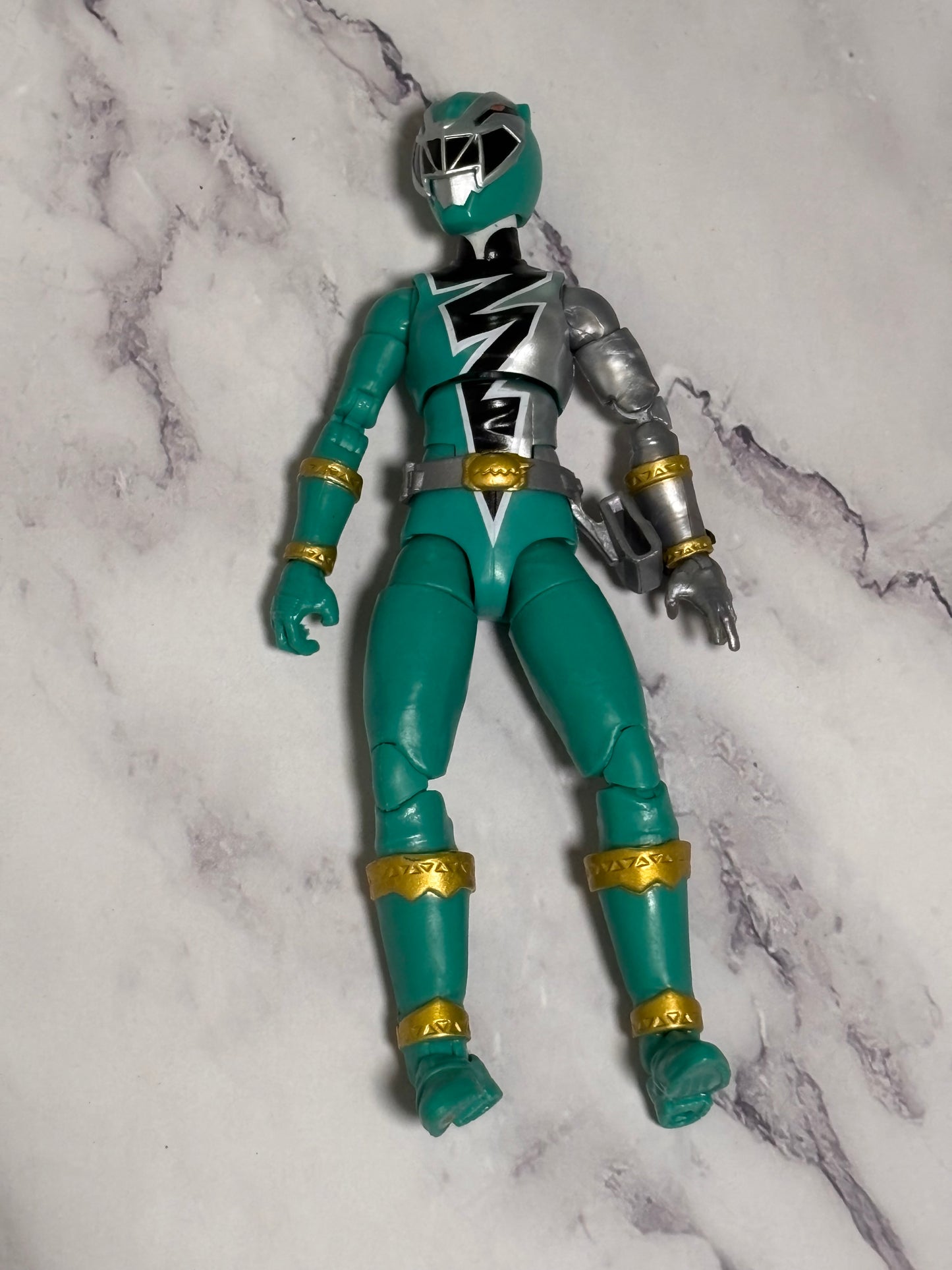 6" 2021 Power Rangers Green Ranger Super Dino Fury Hasbro Lightning Collection Action Figure