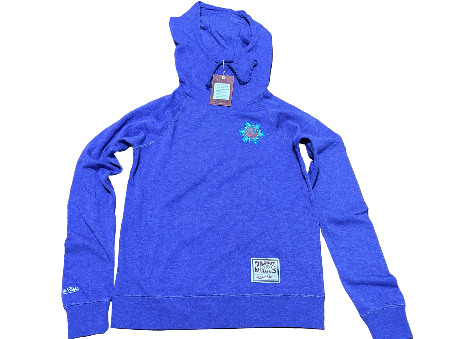 Utah Jazz Mitchell & Ness NBA Retro Hardwood Classic HWC Funnel Neck 2.0 Fleece Hooded Hoodie Sweat Shirt Women’s Purple Medium M New NWT