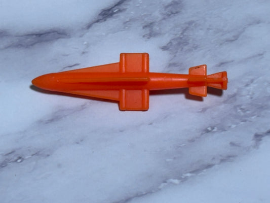 GI Joe HAVOC Vehicle Missile Rocket Part Orange ARAH 1986 Hasbro Vintage