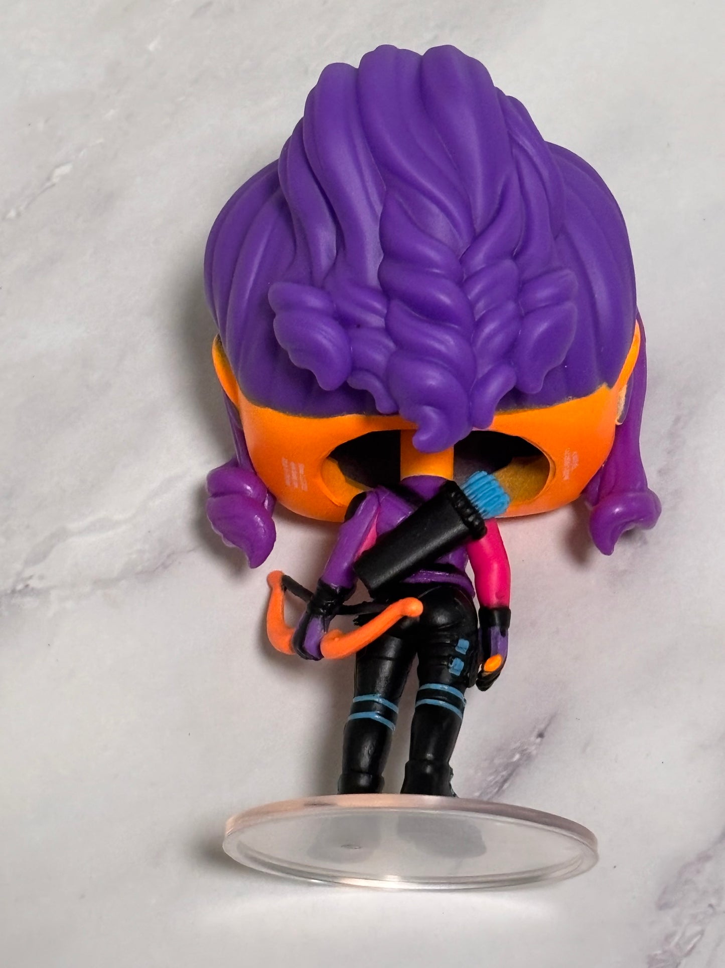 Funko Pop! Marvel Black Light Kate Bishop With Lucky Pizza Dog #1212 OOB