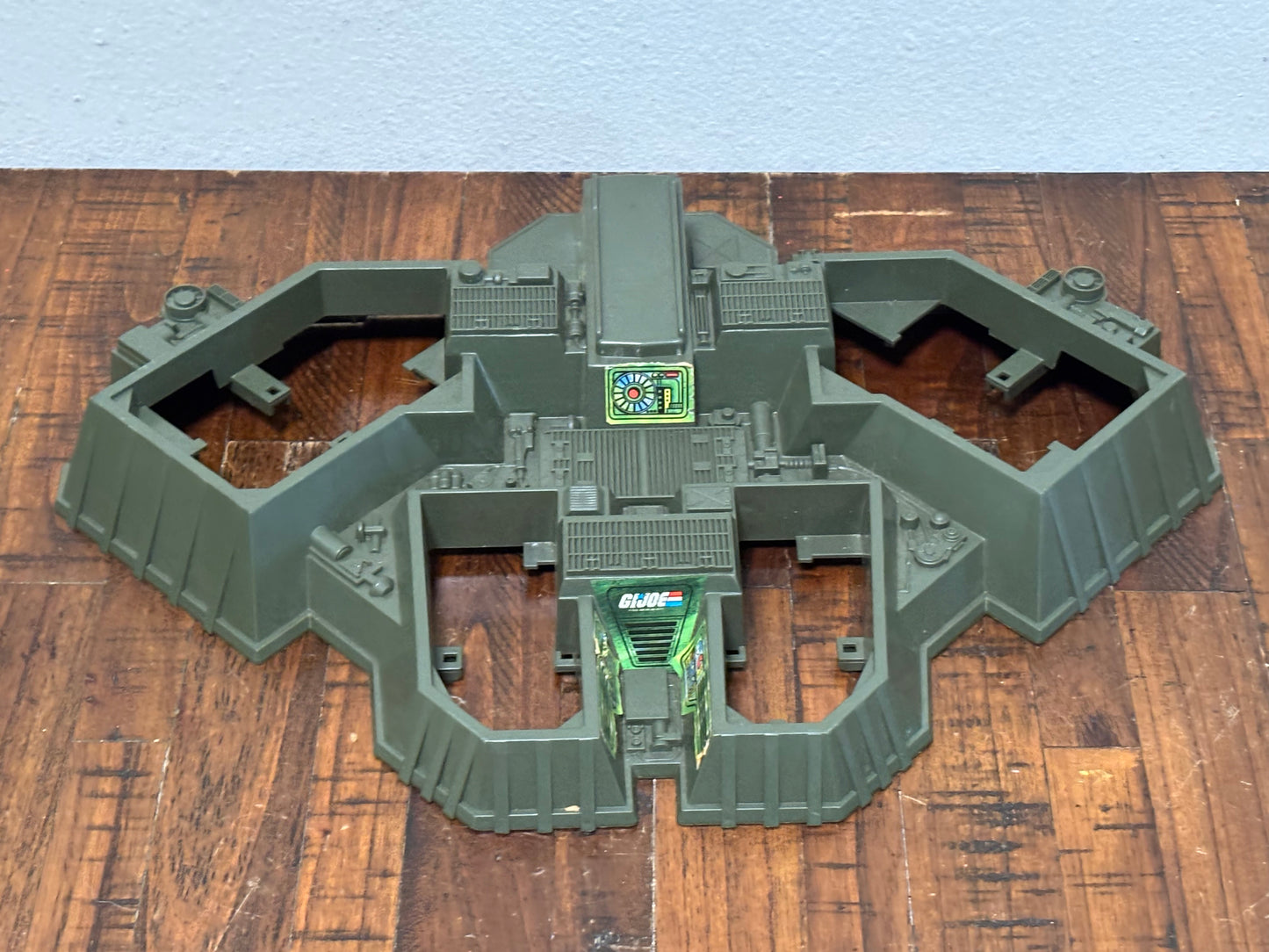 GI Joe Cobra Battle Game Green Battle Station base 1982 Replacement Vintage