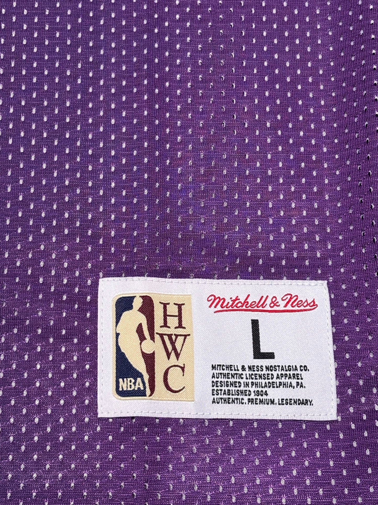 Shaq Shaquille O’Neal Los Angeles LA Lakers Mitchell & Ness Nba Mesh Reversible Tank Top Jersey Purple Gray Mens  L Large New NWOT