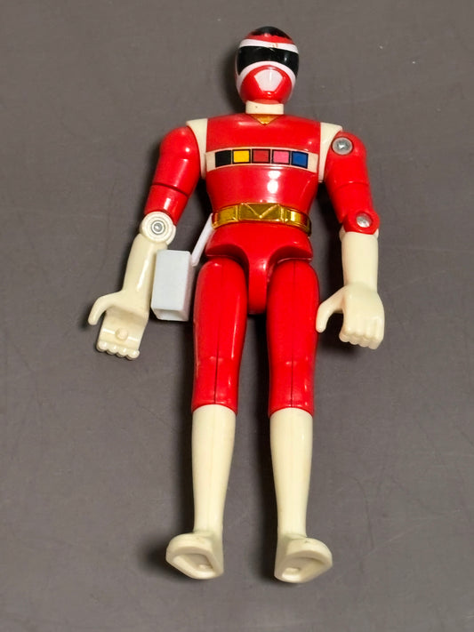 Power Rangers Turbo Red Ranger 5” inch Action Figure Bandai Vintage 1997