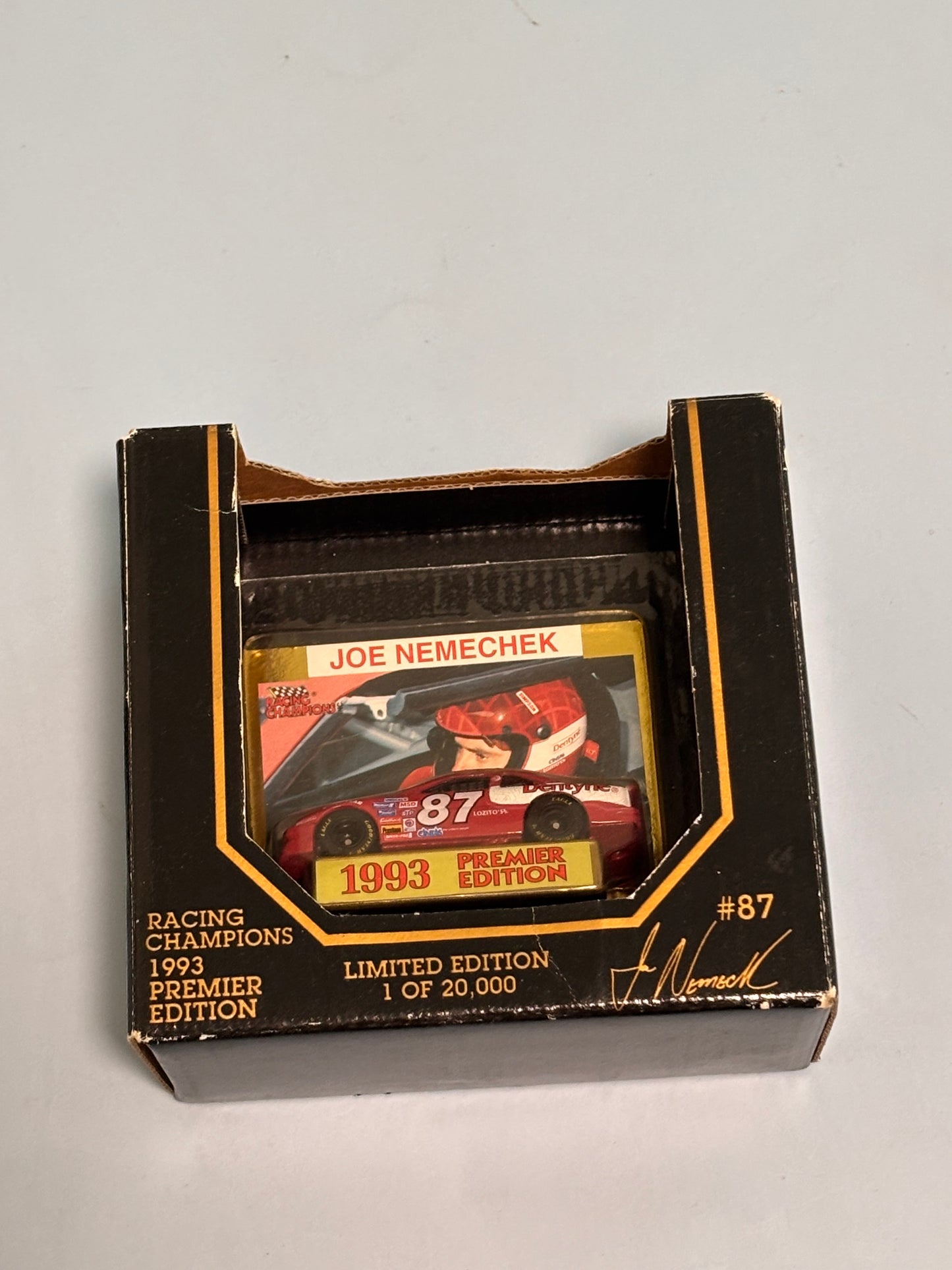 Racing Champion 1993 Premier Edition Joe Nemechek 1:64 Stock Car #87 Nascar 20,000