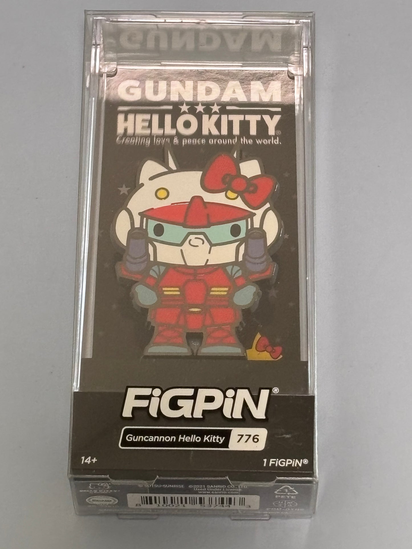FiGPiN Gundam x Hello Kitty Guncannon Hello Kitty #776