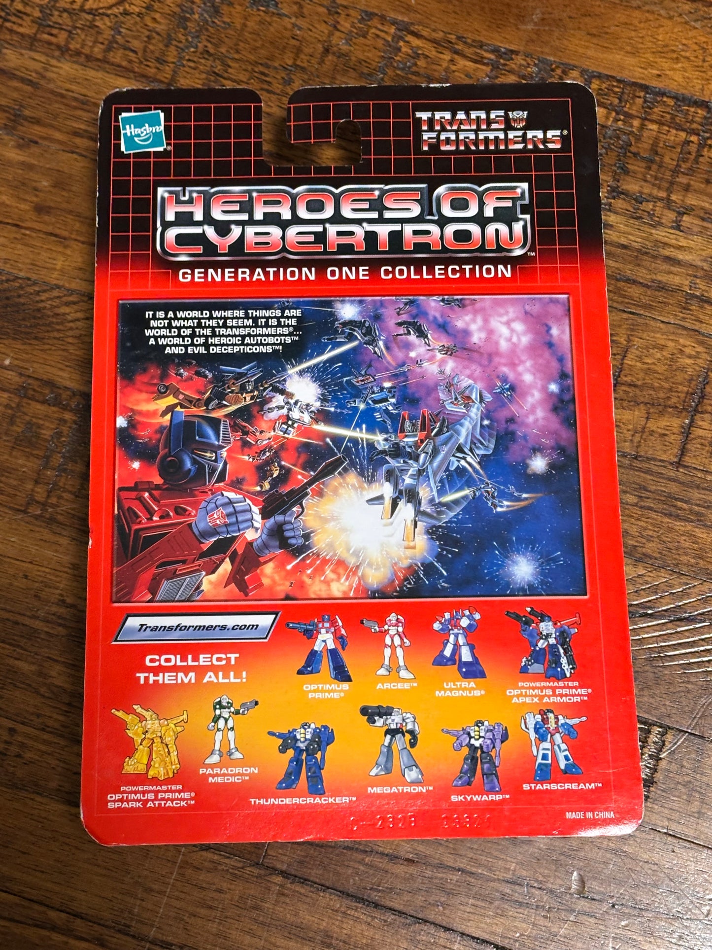 Hasbro Generation 1 G1 Collection Transformers Autobot Optimus Prime Heroes of Cybertron 2001 3.75” Action Figure New