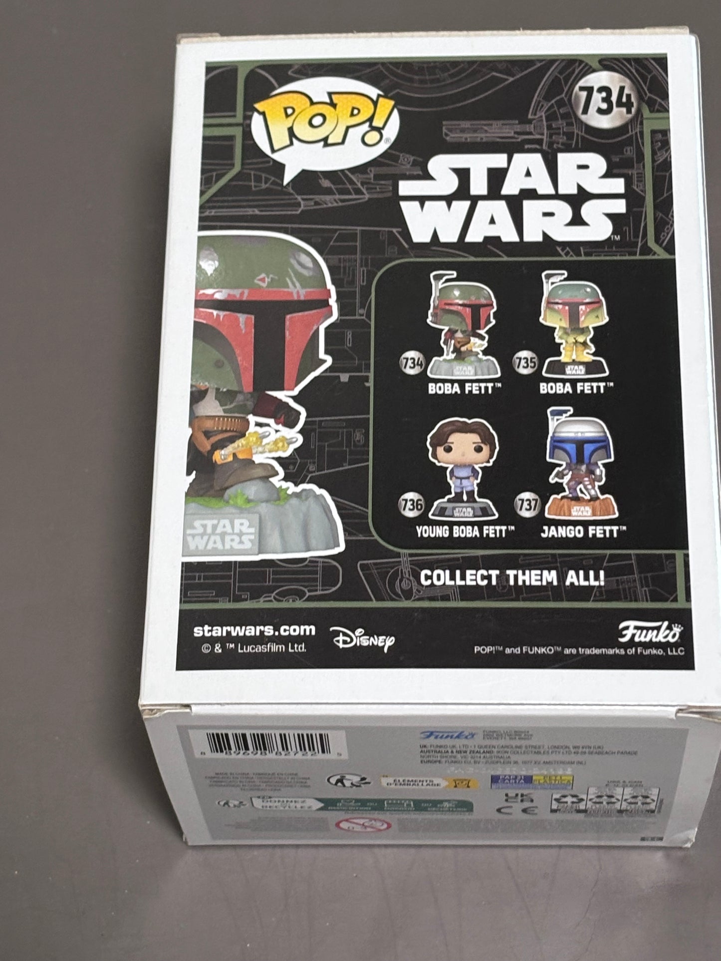 Funko Pop! Vinyl Star Wars Boba Fett Rockets #734 Action Figure