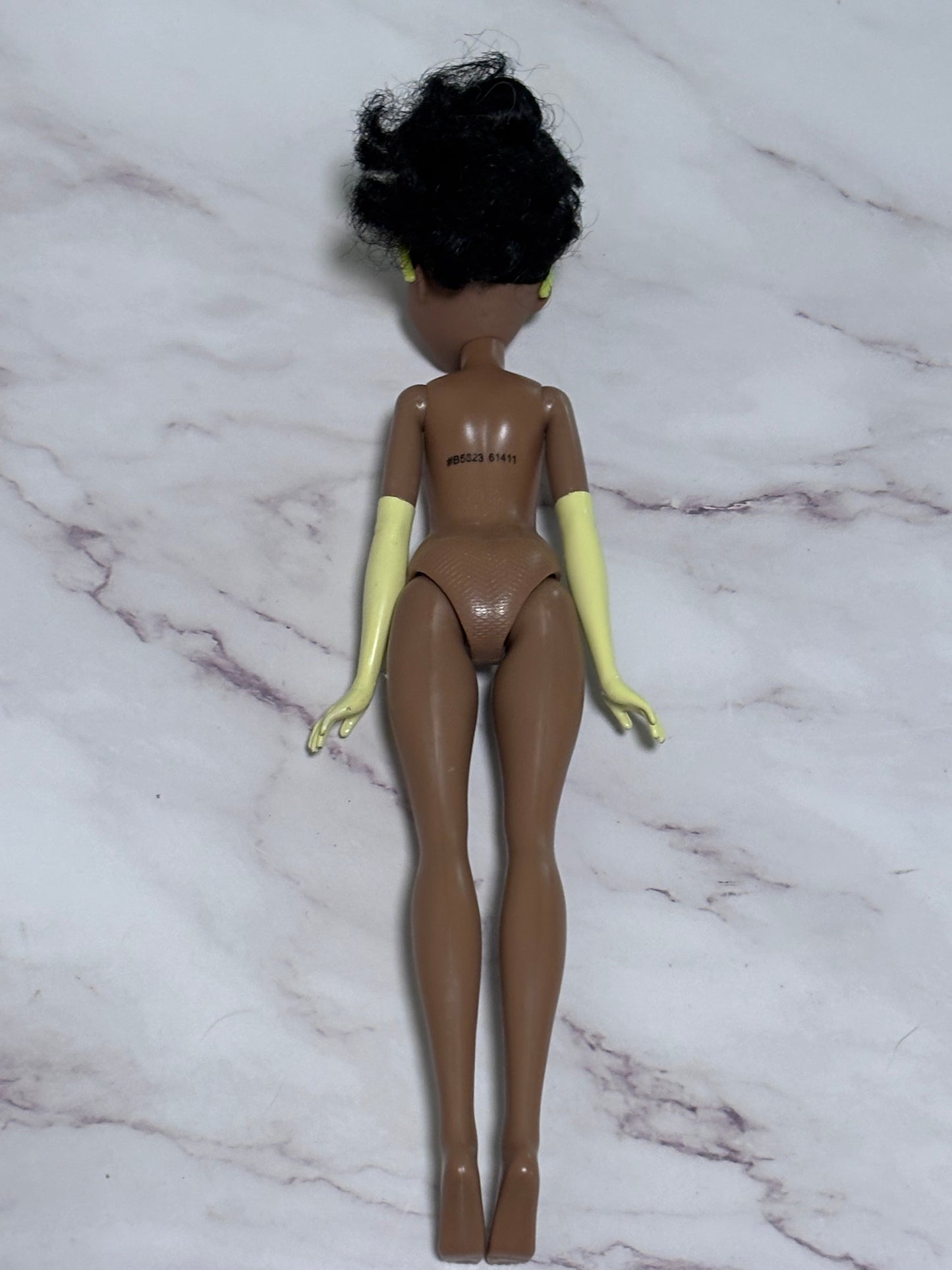 Disney Princess Tiana 11" Nude Doll Painted Yellow Gloves Hasbro 2015