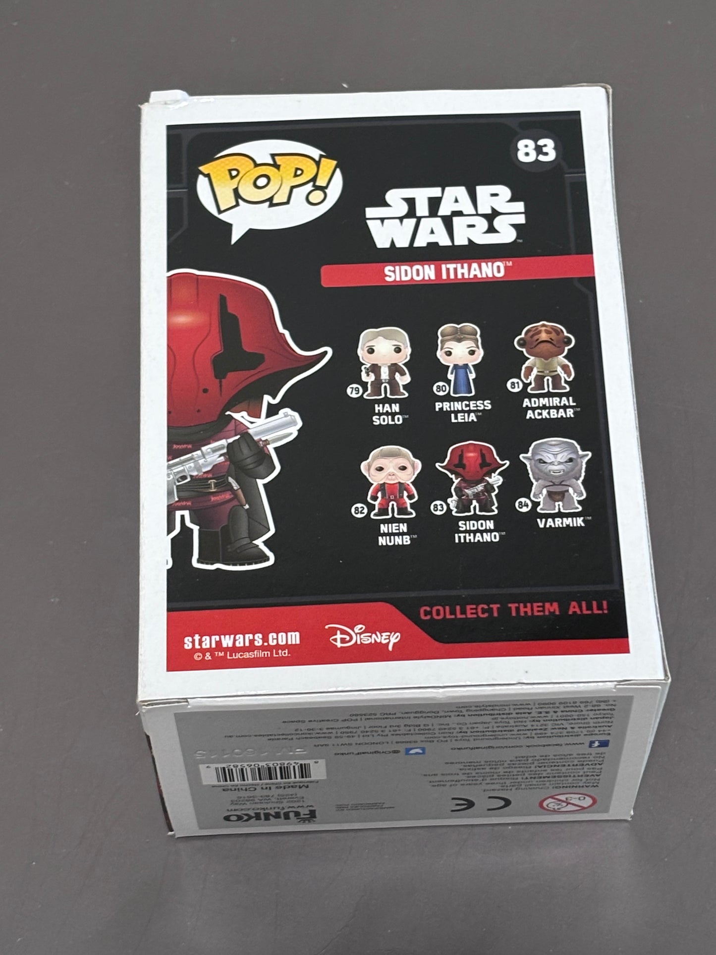 Funko Pop #83 Star Wars Sidon Ithano Vinyl Figure New Vinyl Figure