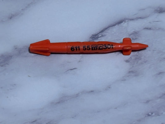 GI Joe ARAH 1986 DevilFish Parts Torpedo Missile Vintage Original Bomb