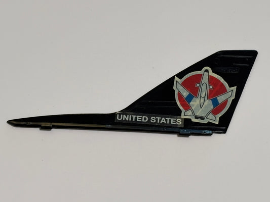 1986 Hasbro GI Joe Conquest X-30 Rear Wing Vintage Action Figure Vehicle Part