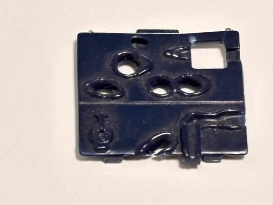 GI JOE 1984 Cobra Rattler Front Forward Engine Cover with Bullet Hole Part