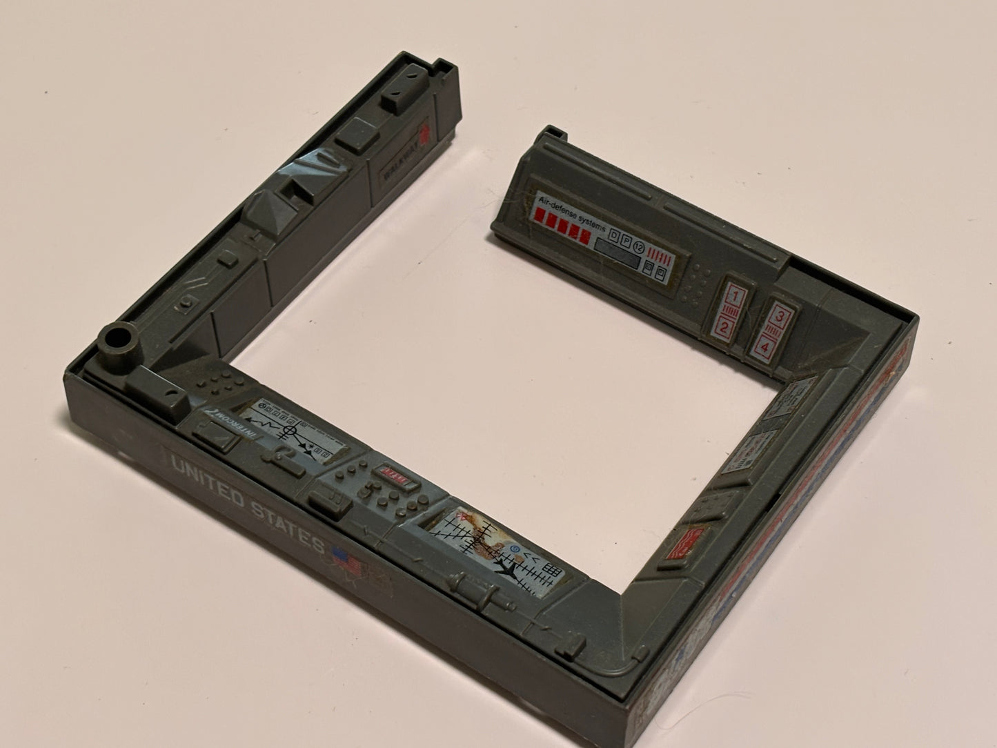 Vintage G.I. Joe Headquarter Comm Center Control Room Panel Piece M-3972-1 ARAH