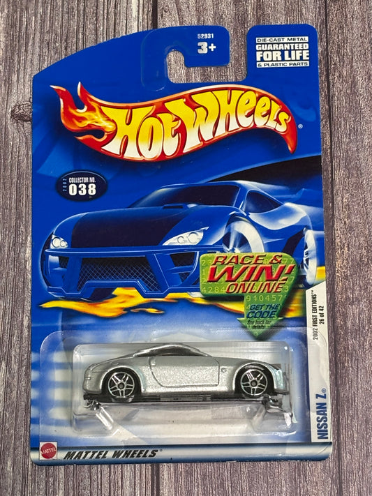 Mattel Hot Wheels 2002 First Editions 26 of 42 Nissan Z Collector No.038 Silver
