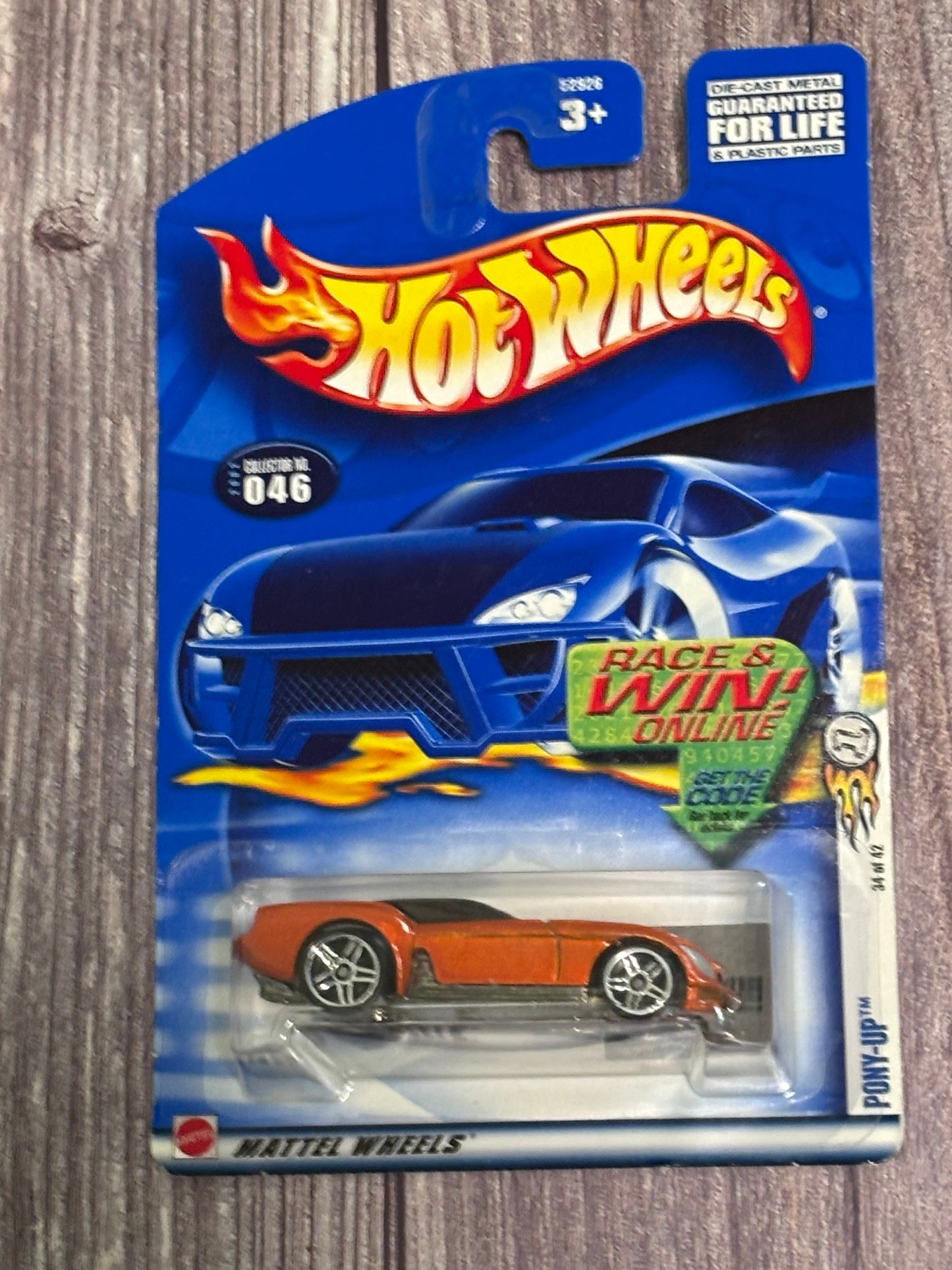 2002 Hot Wheels #046 Pony-Up First Editions 34/42 New 1/64 Diecast B140