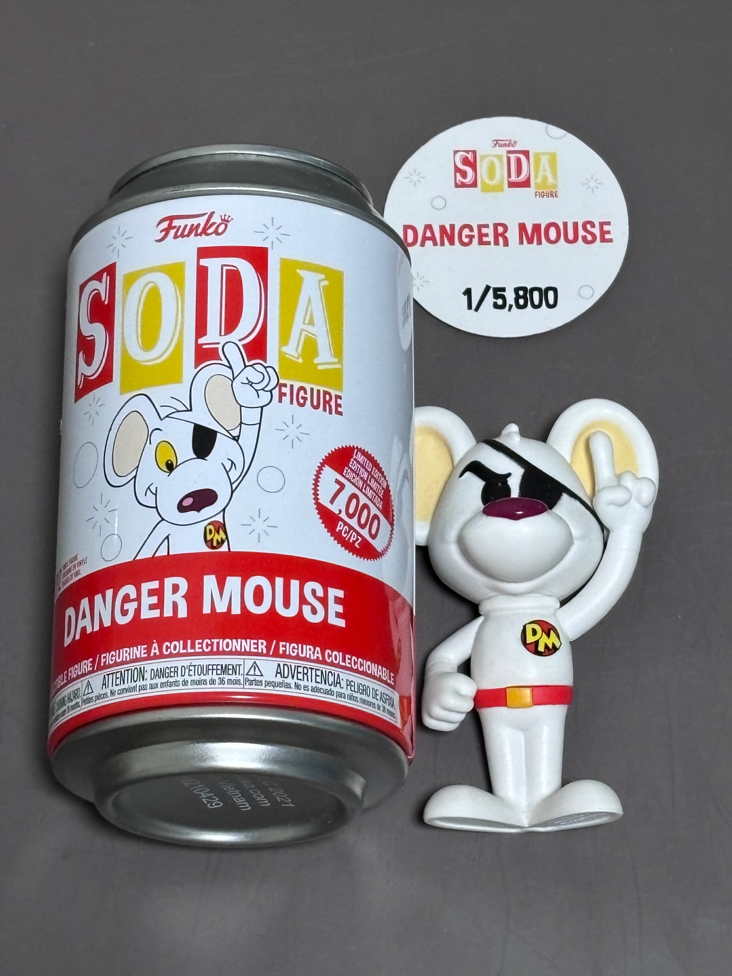 Funko Soda Common Danger Mouse Vinyl Figure 1/5,800