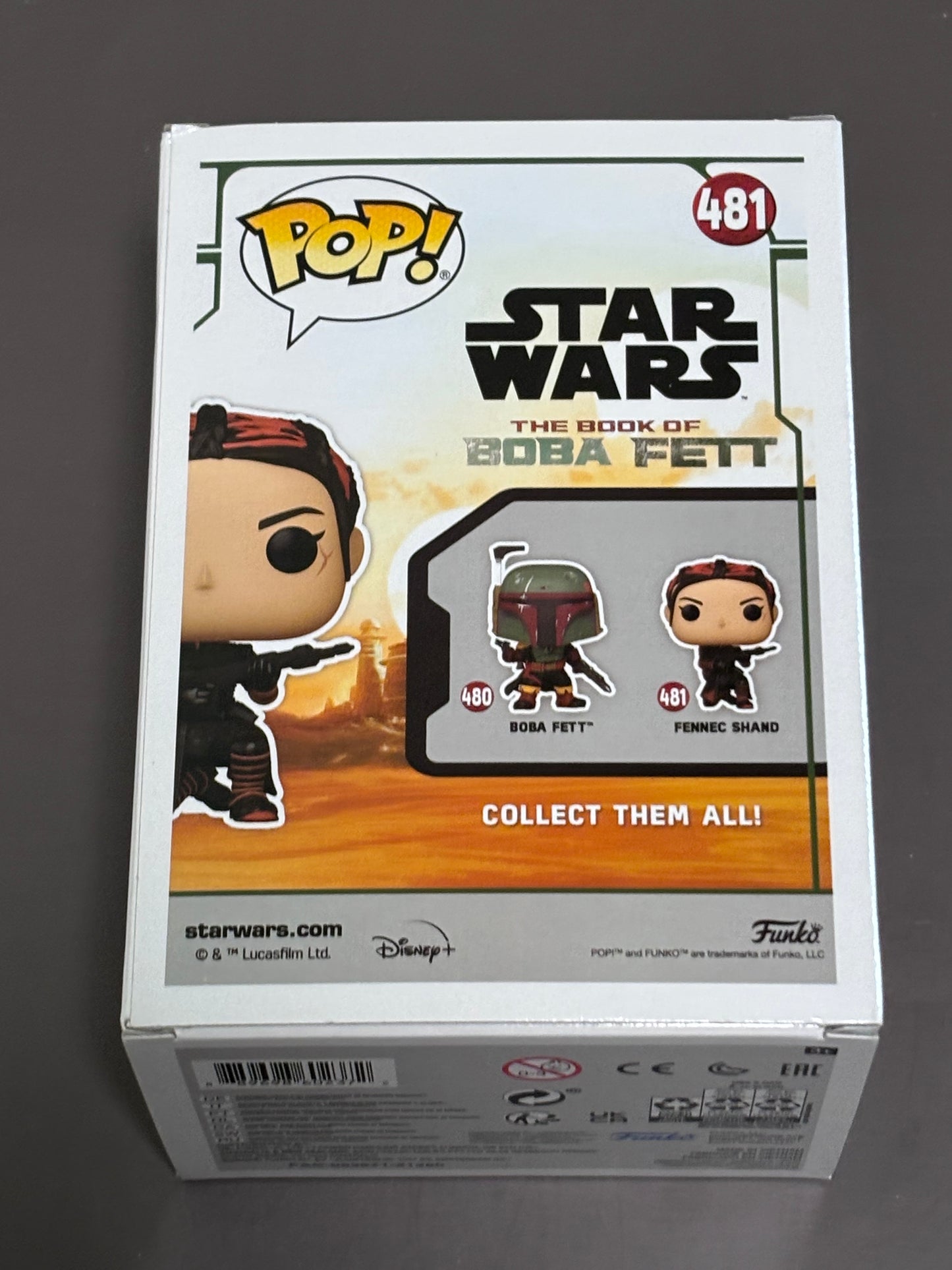 Funko Pop! Vinyl Star Wars Fennec Shand #481 The Book of Boba Fett Bobblehead