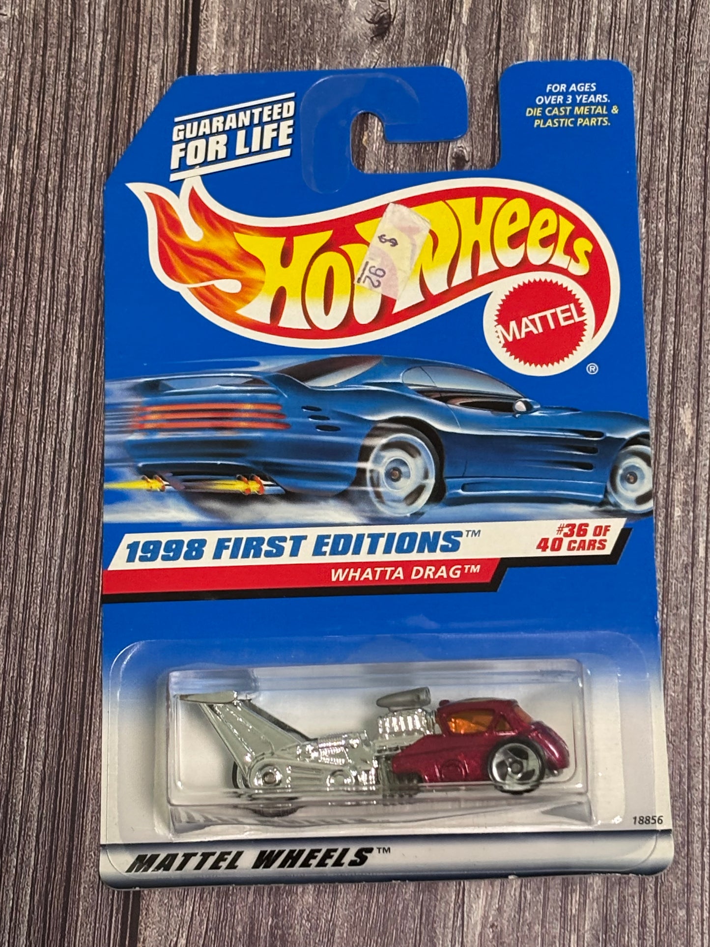 1998 Hot Wheels First Editions Whatta Drag #36/40 Collector #673 New