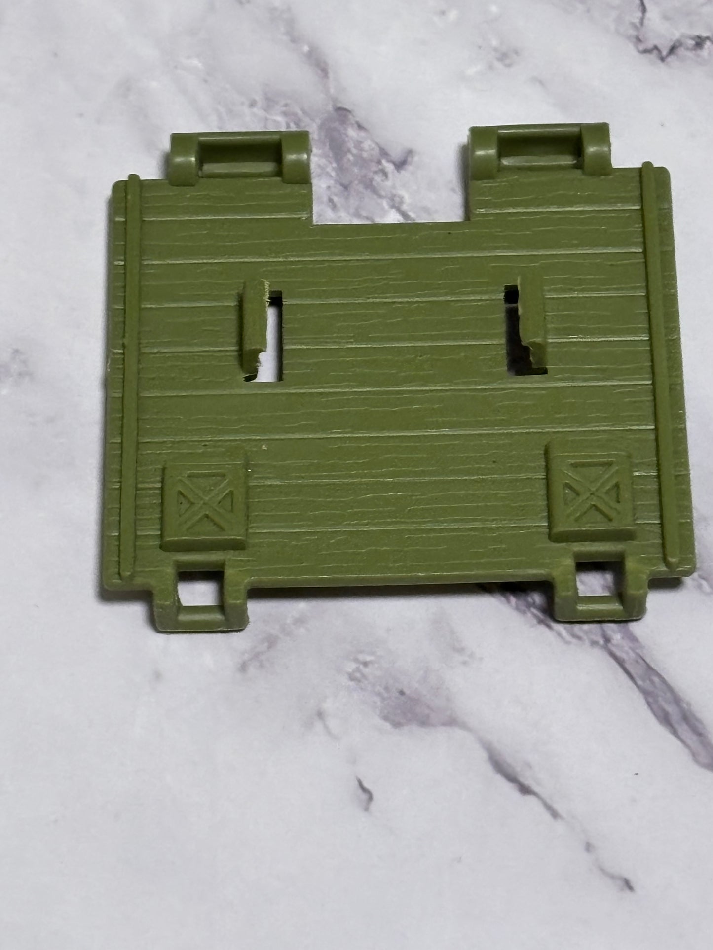 GI Joe ARAH 1987 Coastal Defender Green Part Back Rear Panel Hatch Vintage