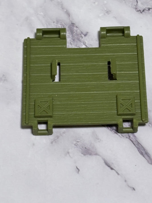 GI Joe ARAH 1987 Coastal Defender Green Part Back Rear Panel Hatch Vintage