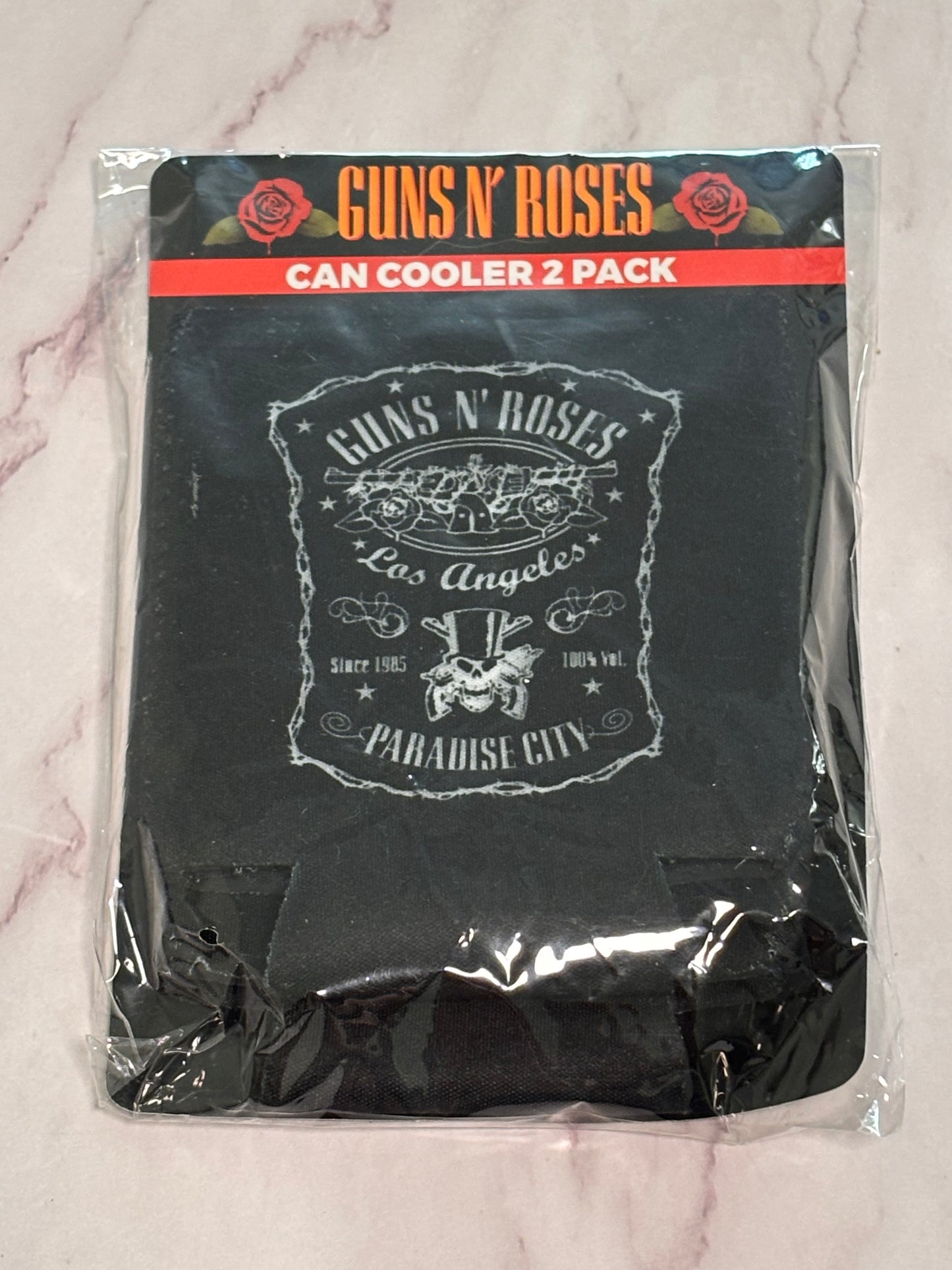 Guns N Roses Appetite For Destruction LP Set of Can Cooler Coozey New