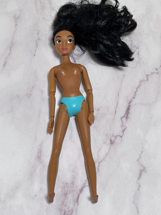 Disney Store London Aladdin Princess Jasmine Articulated Barbie Doll Nude 12”