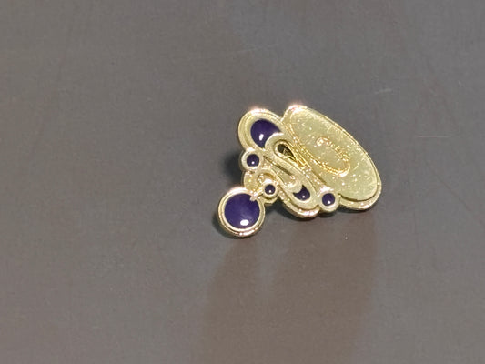 Pokemon Trainer Psychic Badge Kalos Anistar City Gym Metal Enamel Collectible Pin