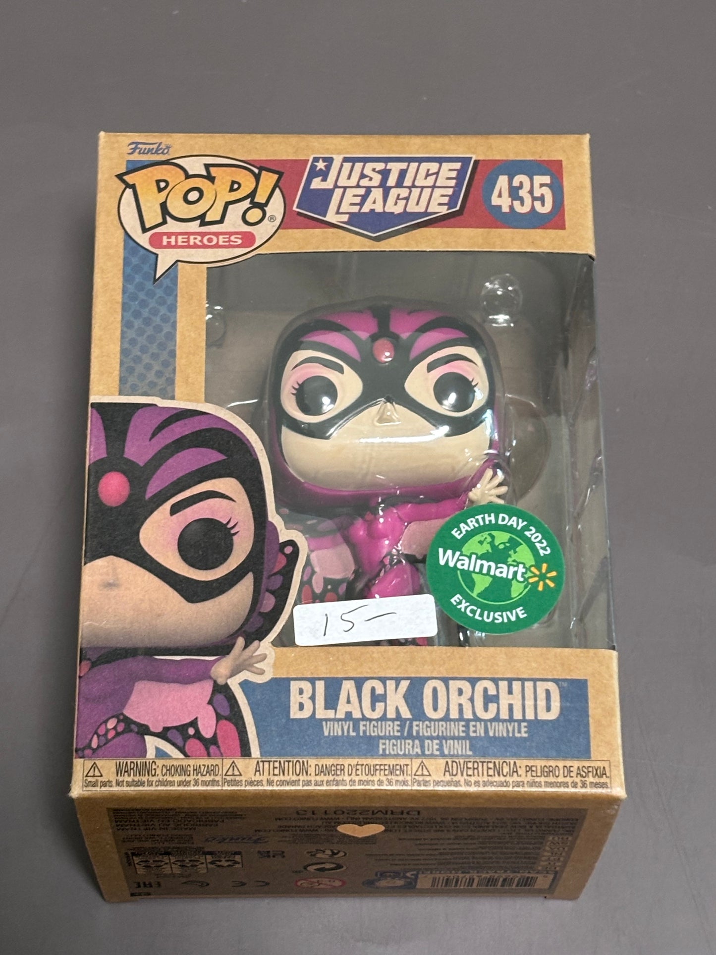 Funko Pop Black Orchid #435 Justice League Walmart Earth Day 2022