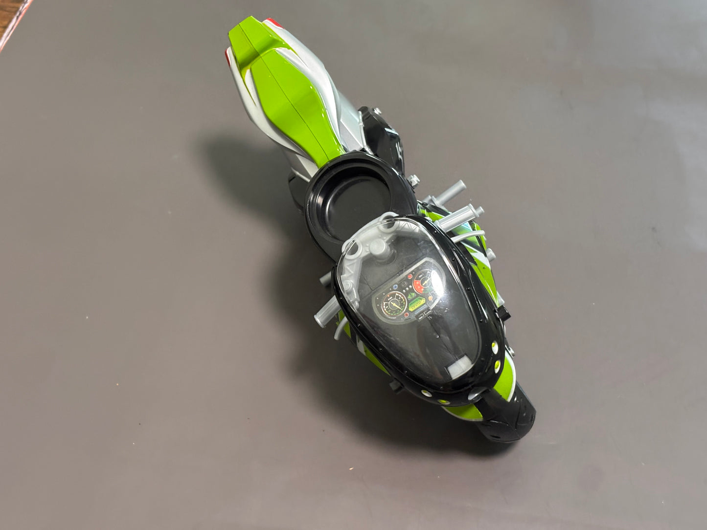 2005 GI JOE Sigma 6 Ninja Hovercycle Motorcycle Hasbro Action Figure Green