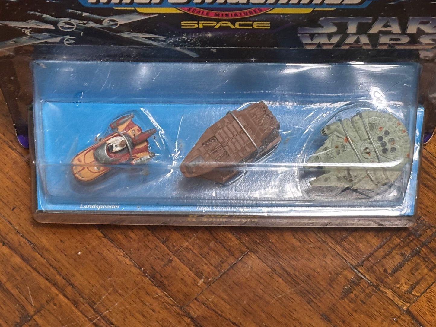 Galoob Micro Machines Space Star Wars II Landspeeder Jawa Sandcrawler Millennium Falcon 65860 New