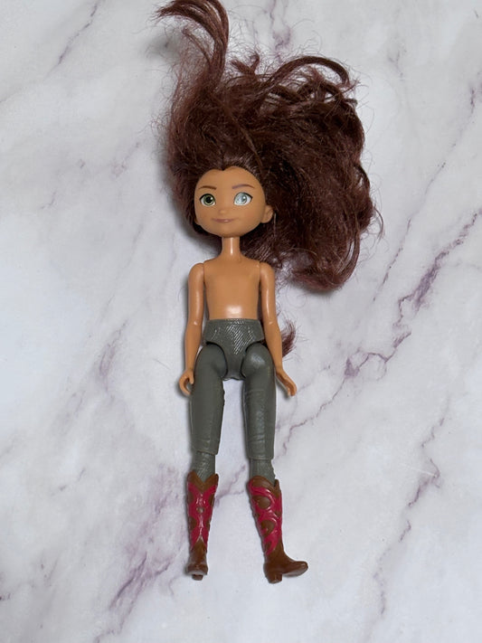 Doll Mattel Lucky Prescott Small 7” Jointed Spirit Untamed Dreamworks Equestrian