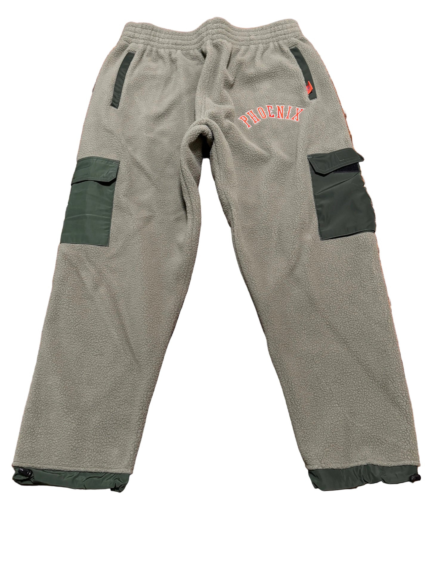 Phoenix Suns Mitchell & Ness NBA Retro Fleece Cargo Pockets Green Sweat Pants Mens L Large New NWOT